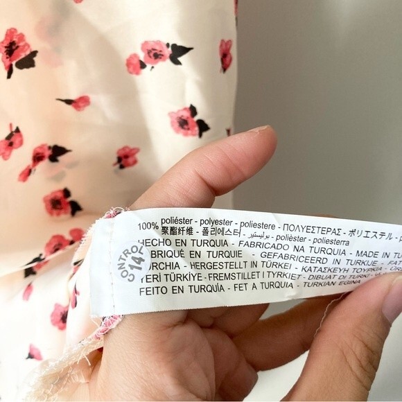 ZARA Floral Printed Midi Dress‎ L - Picture 5 of 5